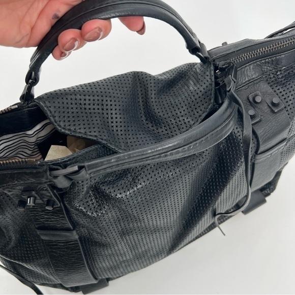 SHE + Lo next chapter perforated black satchel - Picture 10 of 12
